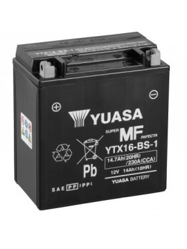Batería Yuasa YTX16-BS-1 Sin Mantenimiento