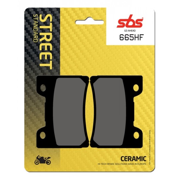 Pastilla de Freno SBS para Yamaha FZR Exup 1000   Delantera   ceramico-plus