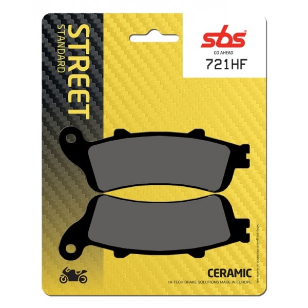 Pastilla de Freno SBS para Honda NT V Deauville 650   Delantera   ceramico-plus