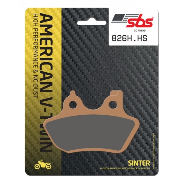 Pastilla de Freno SBS para Harley Davidson FLHR Road King 1450   Delantera y Trasera