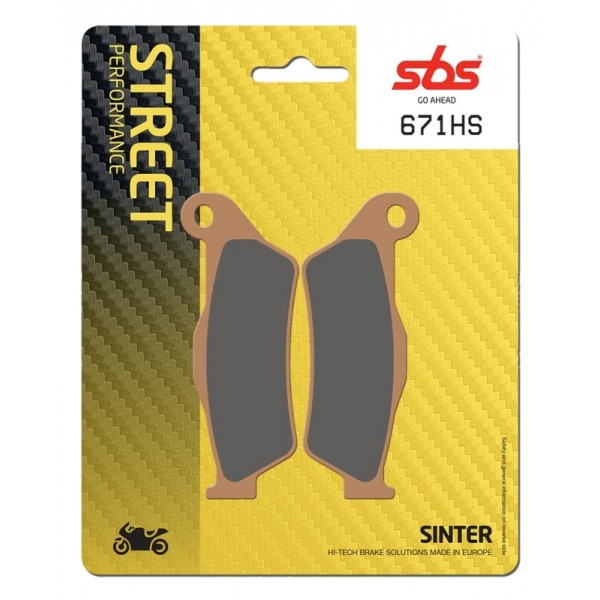 Pastilla de Freno SBS para  Sherco SE 4.5I F Enduro 450   Delantera