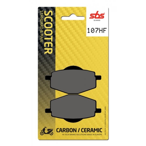 Pastilla de freno SBS para Garelli TM125T-28X XO' 125   Trasera   ceramico-plus