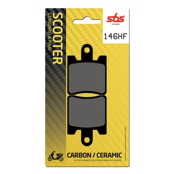 Pastilla de freno SBS para Daelim S3 f1 125 (2013-2015) Delanteras  Cerámica plus