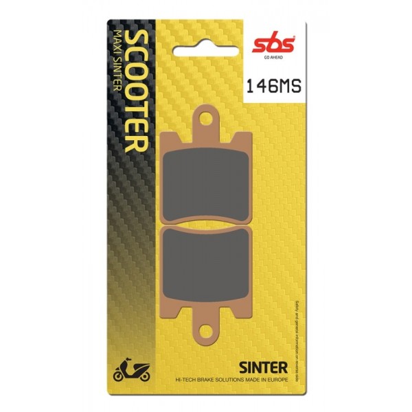 Pastilla de freno SBS para Daelim S3 f1 125 (2013-2015) Delanteras  Sinterizadas