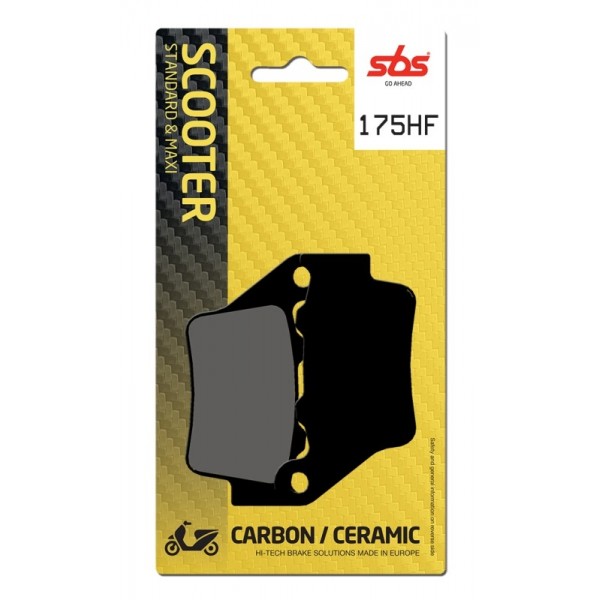 Pastilla de freno SBS para BMW C 400 X IE 4T LC Euro4 (2019-2019) Traseras  Cerámica plus