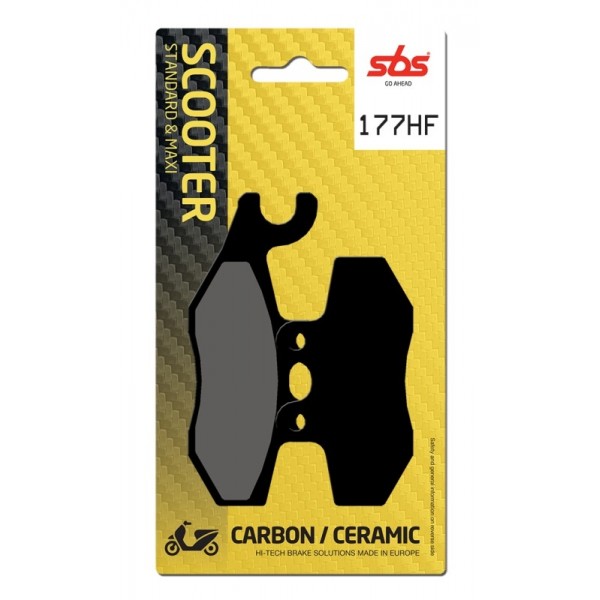 Pastilla de freno SBS para Aprilia Sportcity One 125 (2008-2014) Delantera  Cerámica plus