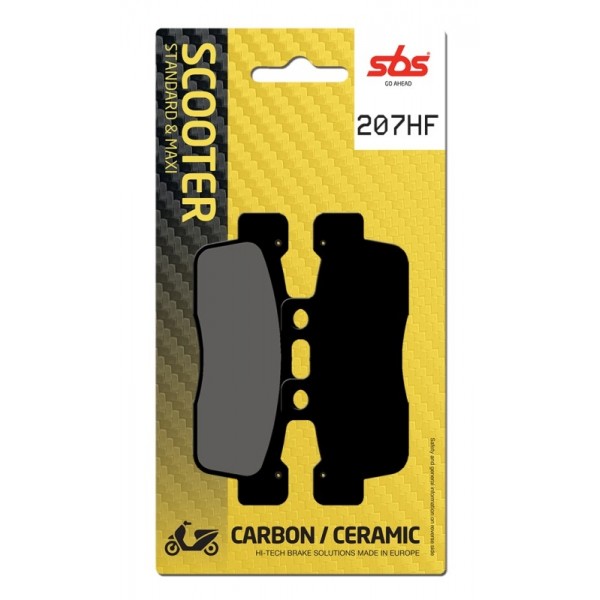 Pastilla de freno SBS para Yamaha NXC Cygnus X 125 (2010-2013) Delantera  Cerámica plus