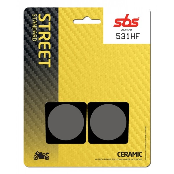 Pastilla de freno SBS para Yamaha FS 1 50 (1979-1981) Delantera  Cerámica plus