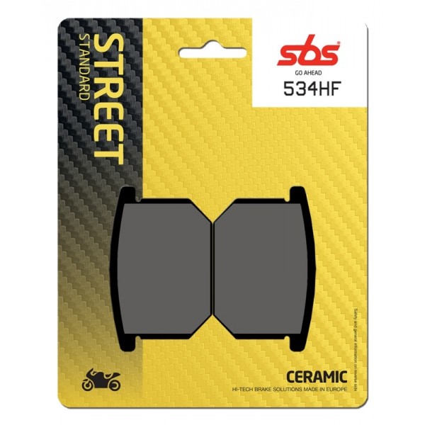 Pastilla de freno SBS para Suzuki GS E (4 Cil.) 500 (1981-1983) Delantera  Cerámica plus