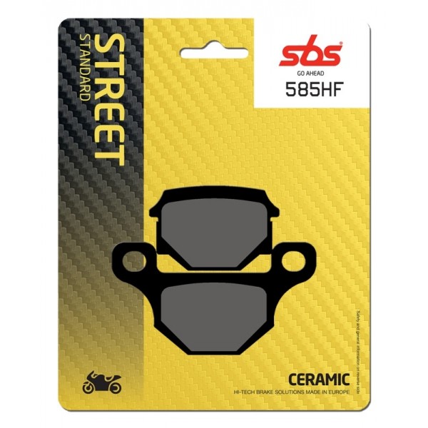 Pastilla de freno SBS para Aprilia RS4 125 (2011-2016) Trasera  Cerámica plus