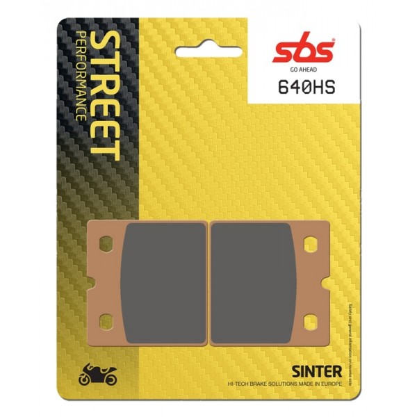 Pastilla de freno SBS para BMW K 75 750 (1990-1996) Delantera  Sinterizadas