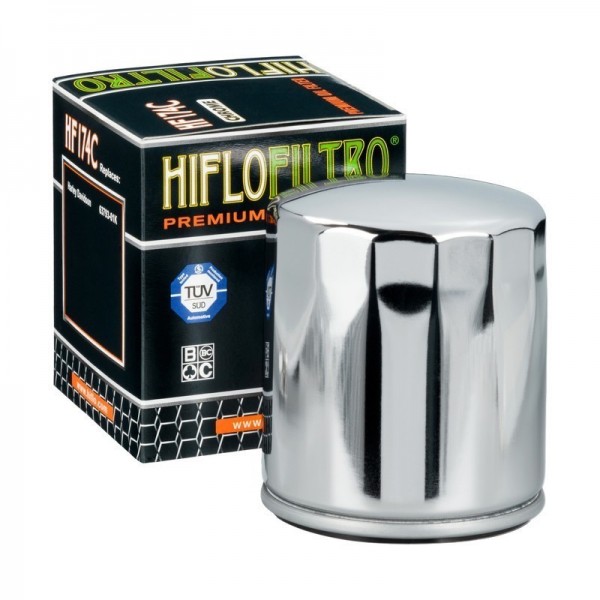 Filtro de aceite HifloFiltro de HF174C CROMADO