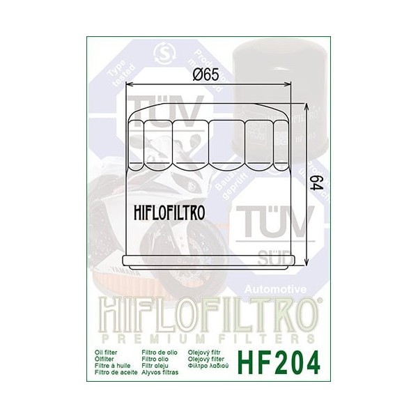 Filtro de aceite HifloFiltro de HF 204