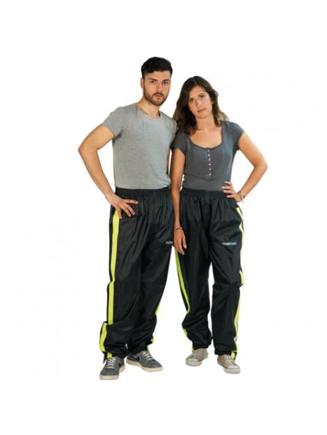 Pantalon (Xxl) Negro Franja Fluor