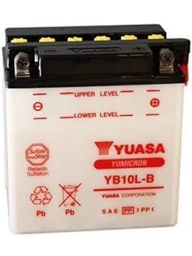 Bateria Yuasa YB10L-B COMBIPACK para Gilera Runner FXR 180 (1997-2002)