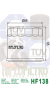 Filtro de aceite Hiflofiltro para Cagiva RAPTOR 1000