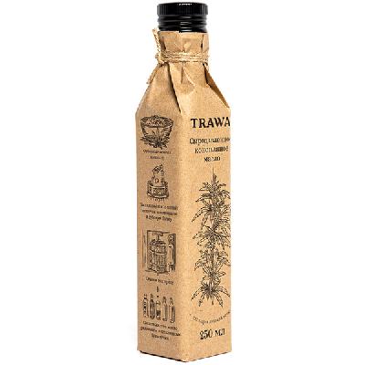 Масло "TRAWA" сыродавленное конопляное 250 мл. ст/б.