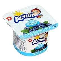Творог "АГУША" Черника 3,9% 100 гр. пл/б.
