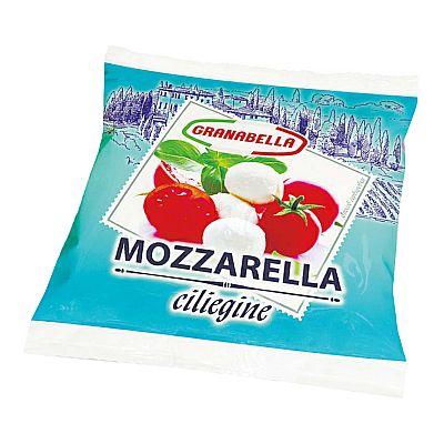 Сыр "GRANABELLA" моцарелла Чильеджинни в рассоле 40% 100 гр. уп.