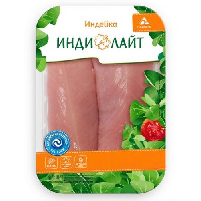 Филе грудки "ИНДИЛАЙТ" индейки охл. 500 гр. уп.