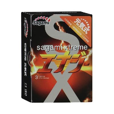 Презервативы "SAGAMI" Xtreme Energy 3'S 3 шт. 376