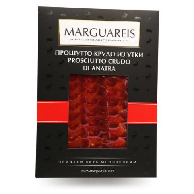 Прошутто крудо  "MARGUAREIS" из утиной грудки 60 гр. уп. 0025