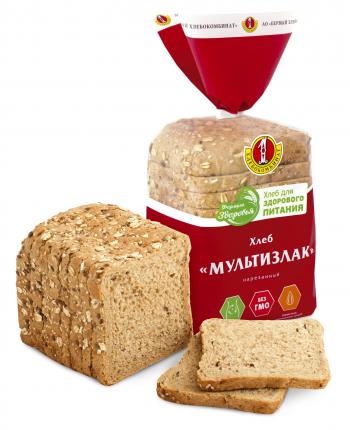 Хлеб "ХЗ №1" Мультизлак порц. 250 гр.