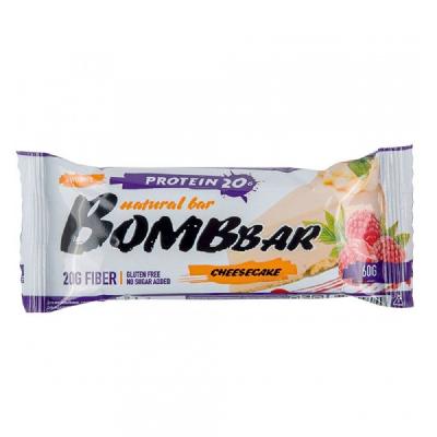 Батончик протеиновый "BOMBBAR" малиновый чизкейк 60 гр. 3681487