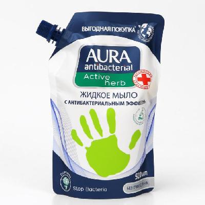 Мыло жидкое "AURA" антибак. ромашка 500 мл. 2869998