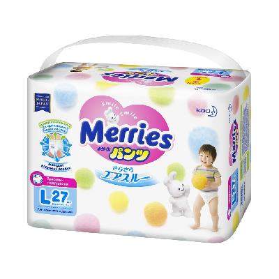 Трусики-подгузники "MERRIES" L 9-14 кг. 27 шт. 556433
