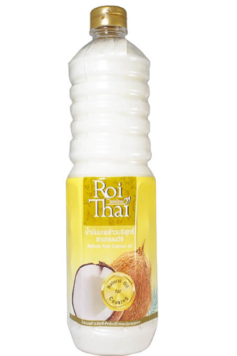 Масло "ROI THAI" Кокосовое рафинир. 100% 1 л. пл/б.