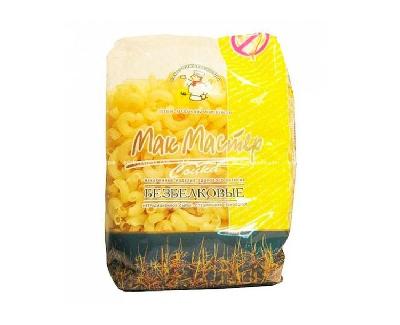 Макароны "МАКМАСТЕР" трубочки безбелковые рифлен. 300 гр.