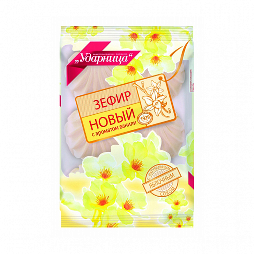 Зефир "УДАРНИЦА" Ваниль Новый 160 гр. кор.