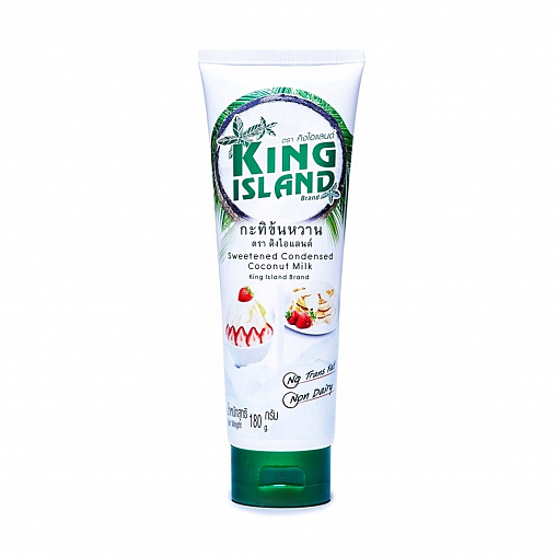 Молоко сгущенное "KING ISLAND" кокосовое 180 гр. тюбик