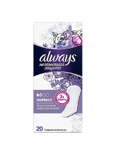 Прокладки "ALWAYS" Незаметная защита, ежеднев. Удлиненные 16 шт. кор. 83738173