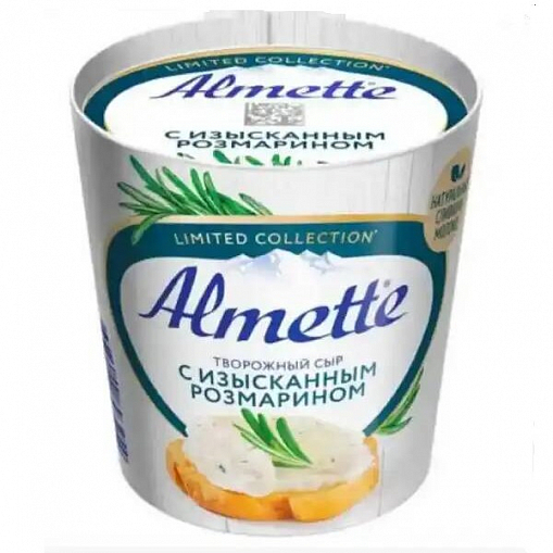 Сыр "АЛЬМЕТТЕ" с изысканным розмарином 60% 150 гр. уп.