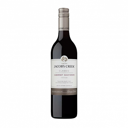 Вино "Джейкоб'c Крик классик" Каберне Совиньон кр. сух. 14% 0,75 л. ст/б.