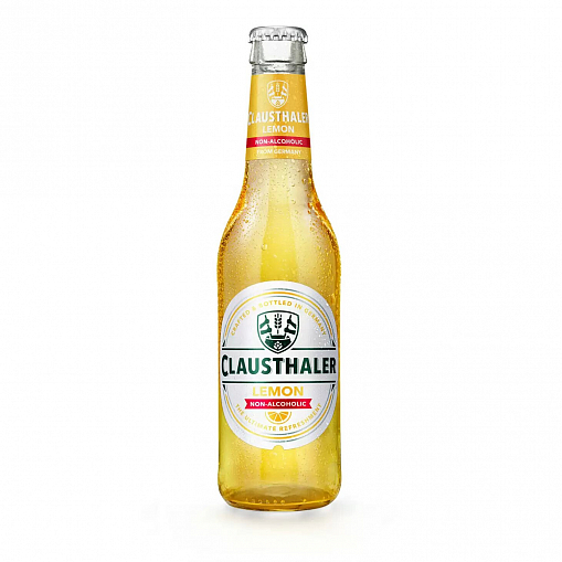 Пиво "КЛАУСТАЛЕР" Лимон светлое фильтр. 0,5% 0,33 л. ст/б.