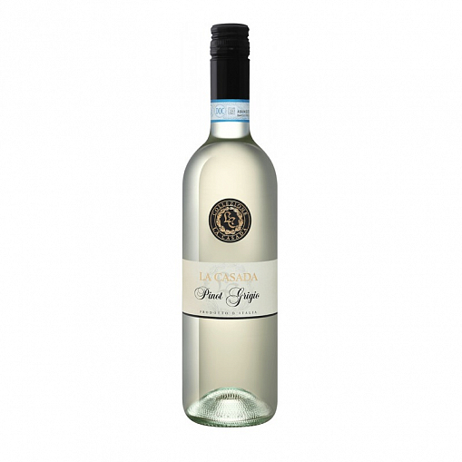 Вино "ЛА КАЗАДА" Пино Гриджо Венето бел. сух. 12% 0,75 л. ст/б.