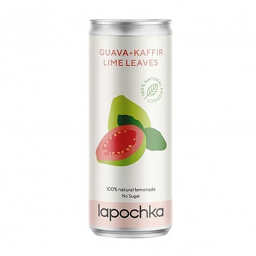 Лимонад "LAPOCHKA" Гуава листья лайма 0,33 л. ж/б. _