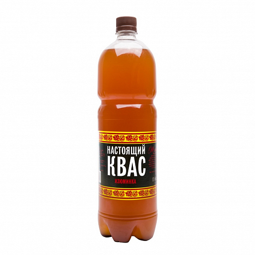 Квас "НАСТОЯЩИЙ" Изюминка 1,5 л. пл/б. _