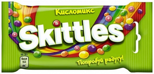 Драже "МАРС" "СКИТТЛЕС" Кисломикс 38 гр.