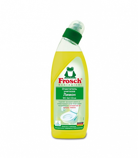 Очиститель унитазов "FROSCH" Лимон 750 мл. пл/б. 742017