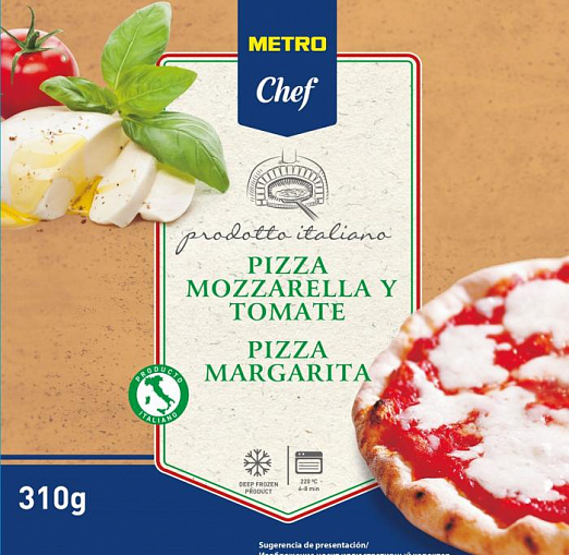 Пицца "METRO CHEF" Маргарита 310 гр. уп.
