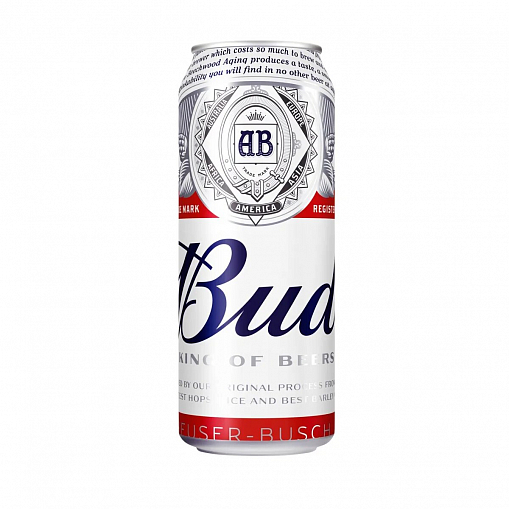Пиво "БАД" светлое фильтр. 5% 0,45 л. ж/б.