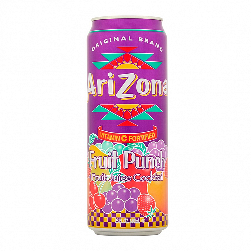 Чай холодный "AriZona" Fruit Punch 0,680 л. ж/б.