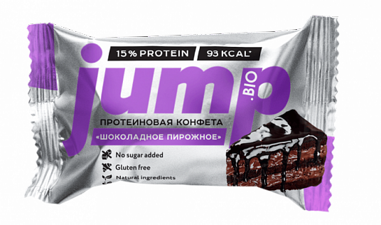 Конфета протеиновая "JUMP" Шоколадное пирожное 30 гр. уп. JO11084