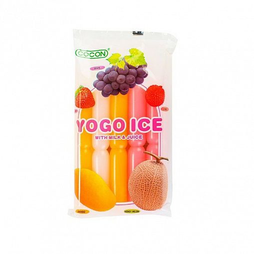 Фруктовый лед "COCON" Yogo Ice жидкий для заморозки, асс. 450 мл. уп.