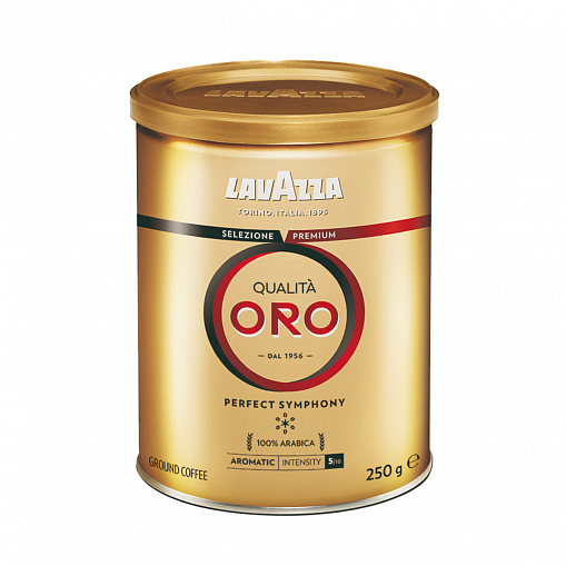 Кофе "LAVAZZA" ORO мол. 250 гр. ж/б. 2058