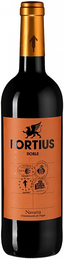 Вино "Фортиус" Робле Наварра 2020 кр. сух. 13,5% 0,75 л. ст/б.